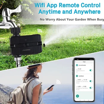 Automatinis Vandens Laikmatis Tuya Smart Wifi Laistymo Laistymo Laikmatis App Kontrolės Sodo Purkštuvas Lašelinė Drėkinimo Sistemos Valdytojas Nuotrauka 2