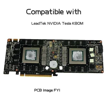 Bykski N-TESLA-K80-X Full Padengti GPU Vandens Blokas LeadTek 