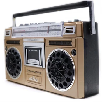 Didelės Galios Karšto Parduoda Aukštos klasės Stiliaus Didelis Radio-cassette Recorder su FM/AM/SW 1-2 Įrašymo Funkcija Nuotrauka 2