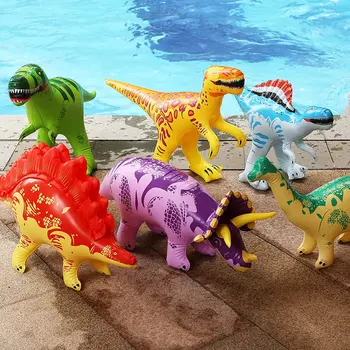 Dinozaurų Pripučiamų Žaislų Dino Kolekciją Gimtadienio Dovana Baseinas Šalis Reikmenys, Žaislai Vaikams Partija Pasisako Susprogdinti Dinozauras Nuotrauka 2