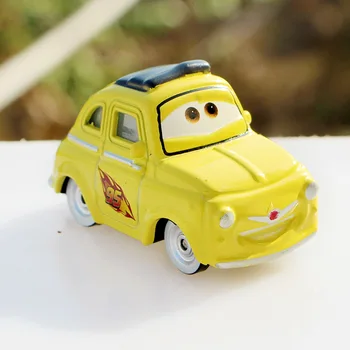 Disney Pixar Cars 2 Luigi Metalo Diecast lydinio Žaislas Automobilio modelio, vaikams, dovanų 1:55 Ženklo žaislai Naujas Sandėlyje Nuotrauka 2