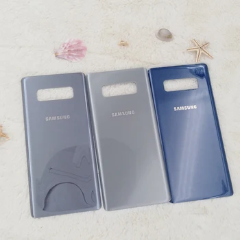 Dėl Samsung Note 8 Atgal, Baterijos, Korpuso Dangtelis Galinių Durelių Skydas Atveju, atsarginės Dalys, Galaxy Note8 N950 N950F & Lipdukai+Logo Nuotrauka 2