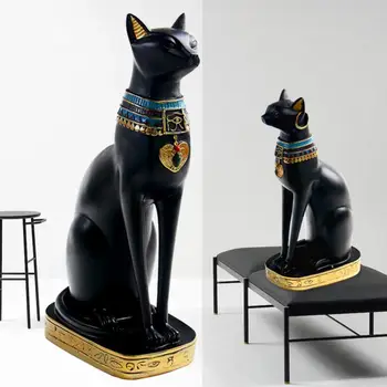 Egipto Deivės Bastet Katės Kolekcines, Statulėlės Statula Namų Biuro Dekoras Nuotrauka 2