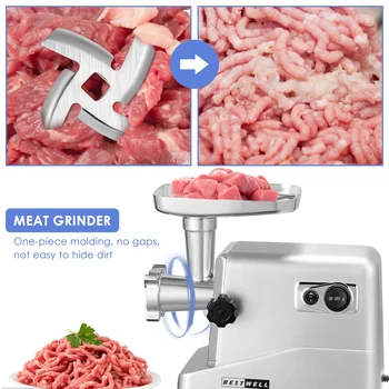 Elektrinės Mėsos malimo mašinos Ir Dešra Mašinos 3000W Daugiafunkcinis Maisto Procesorius Mėsos Kapojimo Ir Priėmimo Česnako Čili Nuotrauka 2