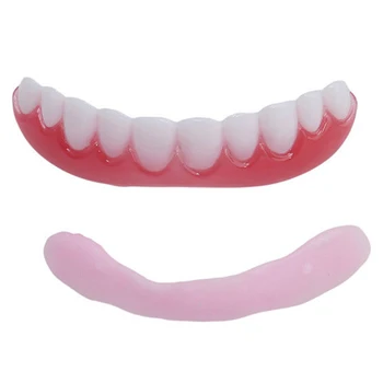False Dantų Lipdukai Modeliavimas Dantų Balinimas dantų Protezus Šypsena Padengti Mažesnis Įrankis Viršutinių Dantų Laminatės Ideali Dantų Pasta Liemenėlė V7L6 Nuotrauka 2