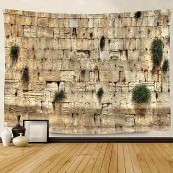 Gobelenai Papuošti Kambarius Mieste Jeruzalės, Vakarų Sienos Nuotrauka 2