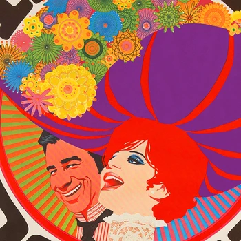 Hello Dolly Klasikinio Filmo Plakatas Derliaus Fonai 1969 M. Romantinė Komedija Muzikinis Filmas, Nuotraukos Retro Sienos Drobės Tapybos Dekoras Nuotrauka 2