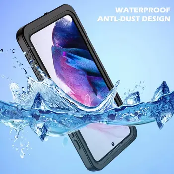IP68 Vandeniui Case For Samsung Galaxy S22 Ultra S22 Plius 360 Visiškai atsparus smūgiams Šarvai Apima Lauko Plaukimo Telefono dėklas S22 Coque Nuotrauka 2