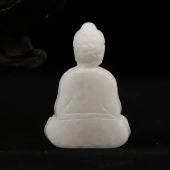 Kinijos Jade Ranka Raižyti Budos Statula,subtilus Statula Shakyamuni Nuotrauka 2