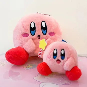 Kirby Žaidimų Cartoon Anime Duomenys Kirby Krypavimas Dee Doo Mielas Lėlės Maišelį Pakabukas Pliušinis Lėlės Vaikams, Žaislai Vaikams, Gimtadienio Dovanos Nuotrauka 2