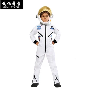 Kosmoso Kostiumas Vyrams Suaugusiųjų Plius Dydis Astronautų Kostiumas baltas Pilotas Kostiumai 2021 Naują Atvykimo Helovinas Kostiumas Vienas Gabalas Jumpsuit Nuotrauka 2