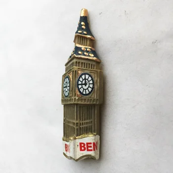 London, jungtinė karalystė orientyrą pastatų, Big Ben, turistinių suvenyrų, magnetiniai lipdukai, šaldytuvas Nuotrauka 2