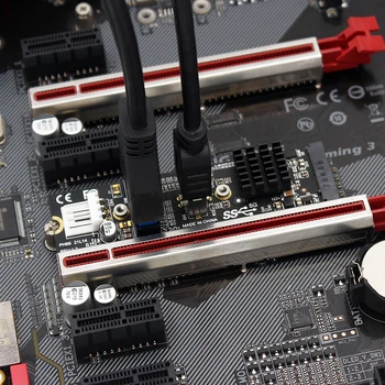 M. 2 M Klavišą NVME PCIe į USB 3.1 Priekinis Skydelis Plėtros Valdybos Kortelės 10Gb TIPAS-E + 5Gb 20 Smeigtukai 2 Uostą USB3.0 Adapteris Hub Stove PC Nuotrauka 2