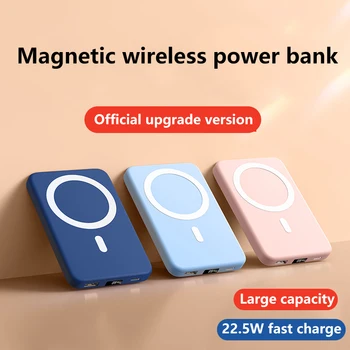 Magnetinio 10000mAh Už Macsafe Powerbank Belaidis Kroviklis Išorės Baterija 20W Greito Įkrovimo Galia Banko 