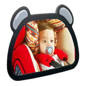 Mielas Automobilio Galinio Vaizdo Veidrodis Nuotolinio Valdymo Pasukti Kūdikių Veidrodėliai Reguliuojamo Pločio Automobilio Galinės Sėdynės Vaizdo Veidrodėlis Saugos Vaikams Stebėti Nuotrauka 2