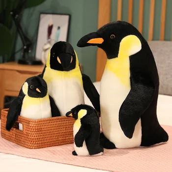 Modeliavimo pingvinas pliušinis žaislas, lėlė akvariumas lėlės vaikų sofa kambarį pingvinas pagalvę lėlės, papuošalai Nuotrauka 2