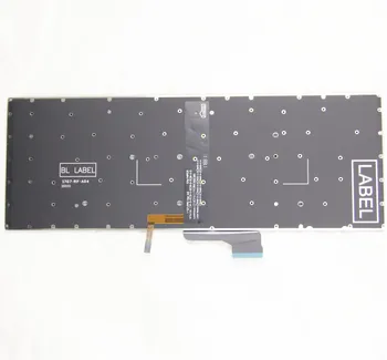 Naujas JAV Xiaomi Mi Pro 15.6 colių oro mx250 TM1701 TM1707 171501 9Z.NEJBV.101 NSK-Y31BV anglų Nešiojamojo kompiuterio Klaviatūra su Apšvietimu Nuotrauka 2