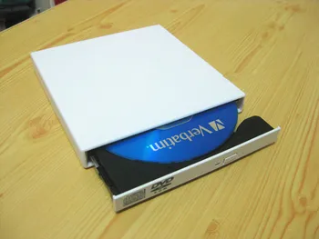 Nemokamas Pristatymas USB DVD įrašymo įrenginys Combo USB atmintines, Nešiojamojo kompiuterio išorinį diską, baltas išorinis COMBO Nuotrauka 2