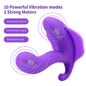 Nešiojami Kelnaitės Dildo, Vibratoriai Nuotolinio Valdymo Vibratorius Moterų Masturbacija Šildymo Drugelis Vibruoja Suaugusiųjų Sekso Žaislas, Skirtas Moters Nuotrauka 2