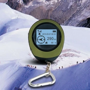Nešiojamą Mini GPS Seklys Navigacijos Imtuvas Logger Įkrovimo Vietą Ieškiklis Su Kompasas Keliautojas Mount Sporto D7YA Nuotrauka 2