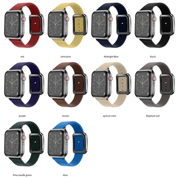 Odos Linijos Modernaus Stiliaus Diržu, Apple Watch serija 8 7 Band 49mm 41mm 45mm Rankogaliai iWatch 8 6 5 SE 42mm 40/44mm Apyrankė Nuotrauka 2