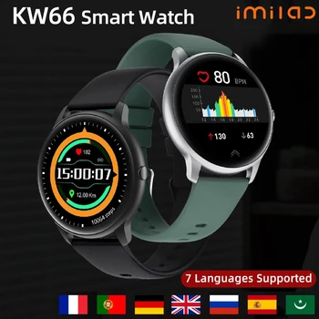 Originalus IMILAB KW66 Smart Watch Vyrų Smartwatch Sporto Fitness Tracker Širdies ritmo Miego Stebėti IP68 Vandeniui Apyrankę Dovanų Nuotrauka 2