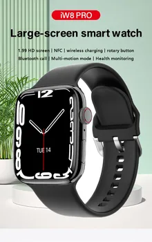 Originalus IWO 16 PRO 45mm 1.99 Colių Smart Watch 8 Serija 8 NFC Bevielio Įkrovimo Sporto Smartwatch PK W27 W38 W28 X8 Pro Max Nuotrauka 2