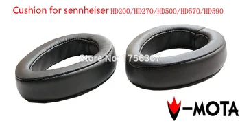 Pakeitimo Earmuff ausų Pagalvėlės Sennheise HD500 HD200 HD570 EH2270 hd590 HD270 EH2200 HD490 laisvų Rankų įranga(ausinės pagalvėlės) Nuotrauka 2