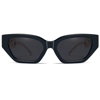 Peekaboo vintage akiniai nuo saulės moterims aikštėje mados grandinės moteriški saulės akiniai cat eye uv400 aukso black 2022 metų moteris priedai Nuotrauka 2