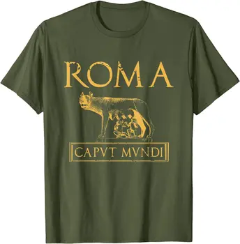 Romų Uodega Mundi Senovės Romoje Romėnų Istorija Vyrų Marškinėliai Trumpomis Rankovėmis Atsitiktinis Medvilnės O-Kaklo Vasaros Marškinėliai Nuotrauka 2