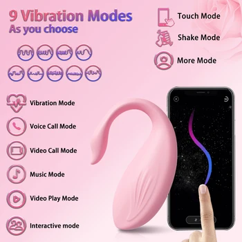 Sekso Žaislai Bluetooths Moterų Vibratorius Moterims Belaidžio APP Nuotolinio Valdymo Dildo, Vibratoriai Dėvėti Vibracija Kelnaitės Žaislas Poroms Nuotrauka 2