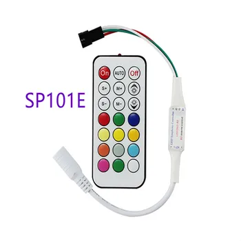SP101E-SP104E/SP002E(USB), 6 Tipų MINI RF Belaidžio Nuotolinio valdymo Pikselių Skaitmeninis RGB Led juostelės Valdytojas WS2811/2812 led Šviesos Juostelės Nuotrauka 2