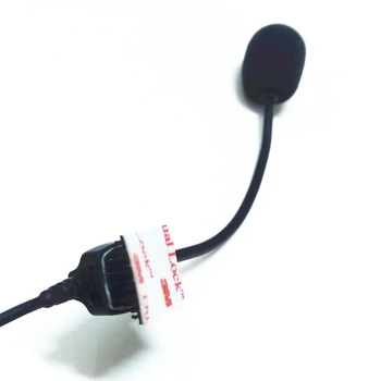 Taktinis ausinių Adapteris, reguliuojamas mikrofonas klijuoti ir 3,5 mm Jungtis į NATO Kištukas,skirtas BLS-DANGUS Z-TAC TR už BAOFENG radijas Nuotrauka 2