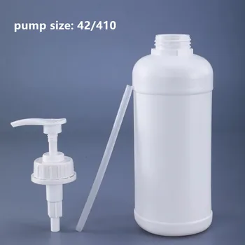 Tuščias 500ML 1000ML plastikinis buteliukas su Siurblys dozatorius, Šampūnas, dušo želė kosmetikos konteinerių HDPE Daugkartiniai Buteliai 4PCS Nuotrauka 2