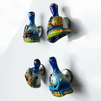 Ukrainos Šaldytuvas Magnetai Odesos Turistų Traukos Suvenyrai Bell medžio Derva Dažytos Amatų Magnetinio Šaldytuvas Lipdukai, Dekoras Nuotrauka 2