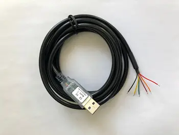 USB-RS422-MES-1800-BT-USB-RS422 Konverteris Kabeliai, IEEE 1394, USB į RS422 Embeded Išr Vielos Galas 1,8 m ftdi Nuotrauka 2