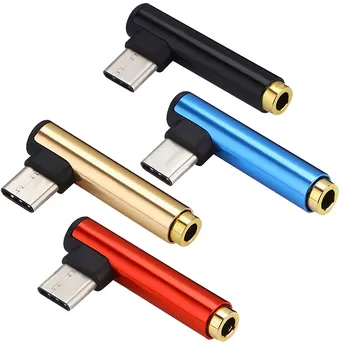 USB Tipo C iki Telefono Adapteris, 3,5 mm Jack Ausinių Konverteris Tipas-C AUX Audio Splitter USB C Ausinių Adapteris, Skirtas 