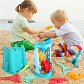 Vaikai Paplūdimio Žaislai Vaikams Žaisti Vandens Žaislai, Smėlio Rinkinys Rinkinys Smėlio Kibirą Vasaros Lauko Žaislai Žaisti Paplūdimio Smėlio Ir Vandens Žaidimo Vežimėliai Nuotrauka 2