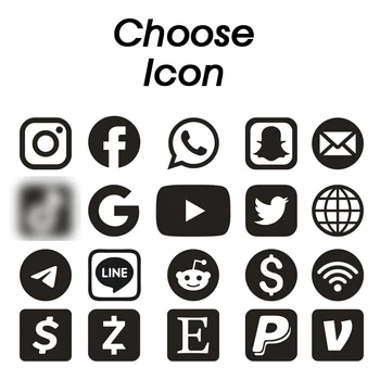 Verslo Pasirašyti Socialinių Kontaktų Pasirašyti Individualų Logotipas Instagram Facebook Aukso Piktogramą Dovana Papuošti Atidaryti Naują Parduotuvę Nuotrauka 2