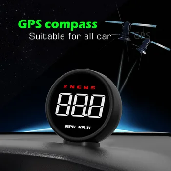 WiiYii G1 Automobilių HUD OBD2 GPS borto Kompiuteris Skaitmeninis Head Up Display Auto Speedmeter Greitis prekinis, galinis Stiklo Projektorius Visiems Automobilių Nuotrauka 2