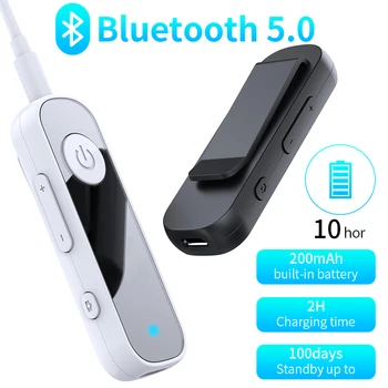 Zexmte Bluetooth 5.0 Ontvanger 3.5 mm Belaidžio AUX Audio 