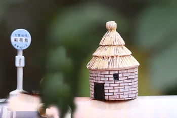 Šiaudinius Namelius Namas Miniatiūriniai Pasakų Sodo Namų, Namų Apdailos Mini Amatų Micro Kraštovaizdžio Dekoro Priedai 