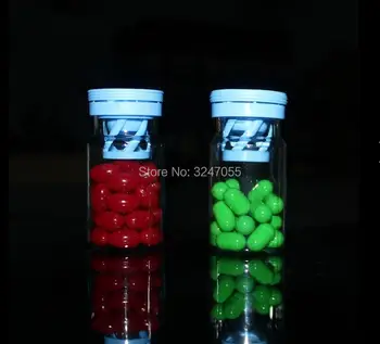 50ml Tuščias PET Plastiko Nešiojamų Tablečių Daugkartiniai Butelis, Aišku, Aukštos Kokybės Kapsulių Laikymo Konteineris, Medicina Tabletes Pakuotėje