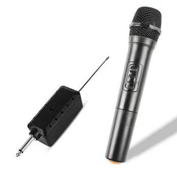 Bevielis Mikrofonas Įrašymo Karaoke Delninukas Su Įkraunama Ličio Baterija Imtuvas, Automatinio Dažnio 60M Šalies Etapas Nuotrauka 2