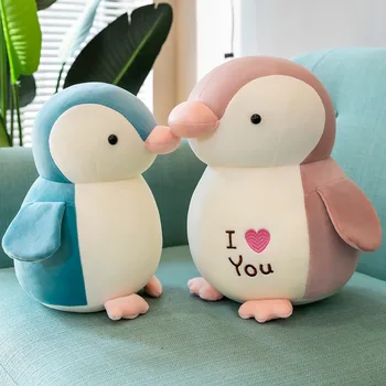 Kawaii pingvinas pliušiniai žaislai Mielas Squishmallowing Pagalvę Peluche iškamša Plushie Lėlė Baby Žaislas Kambario Dekoro Minkšta Pagalvėlė Lašas Nuotrauka 2